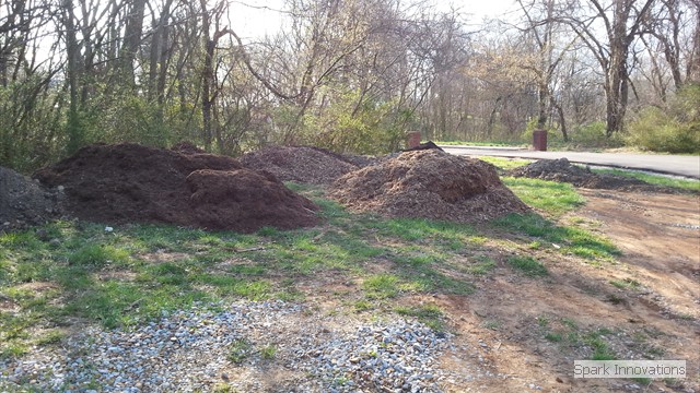 Get donations of mulch, manure, and worm castings, plus top soil if needed. 