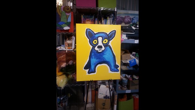 Or study the life of a creative painter like George Rodrigue